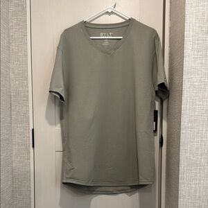 Bylt Basics Drop Cut V-Neck | Willow